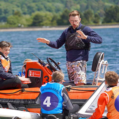 examples of children taking part in onboard activities