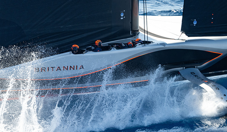 INEOS Britannia, credit Ricardo Pinto/America's Cup